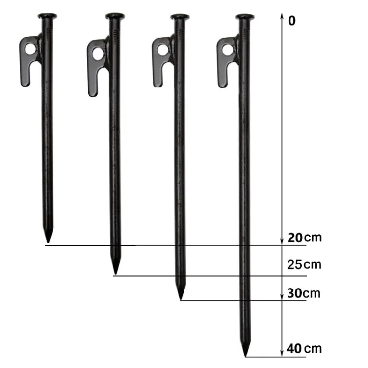 10 PCS 30cm Outdoor Camping Windproof Fixed Canopy Ground Nails