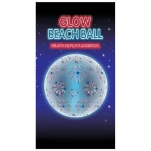 10" Patriotic Glow Beach Ball