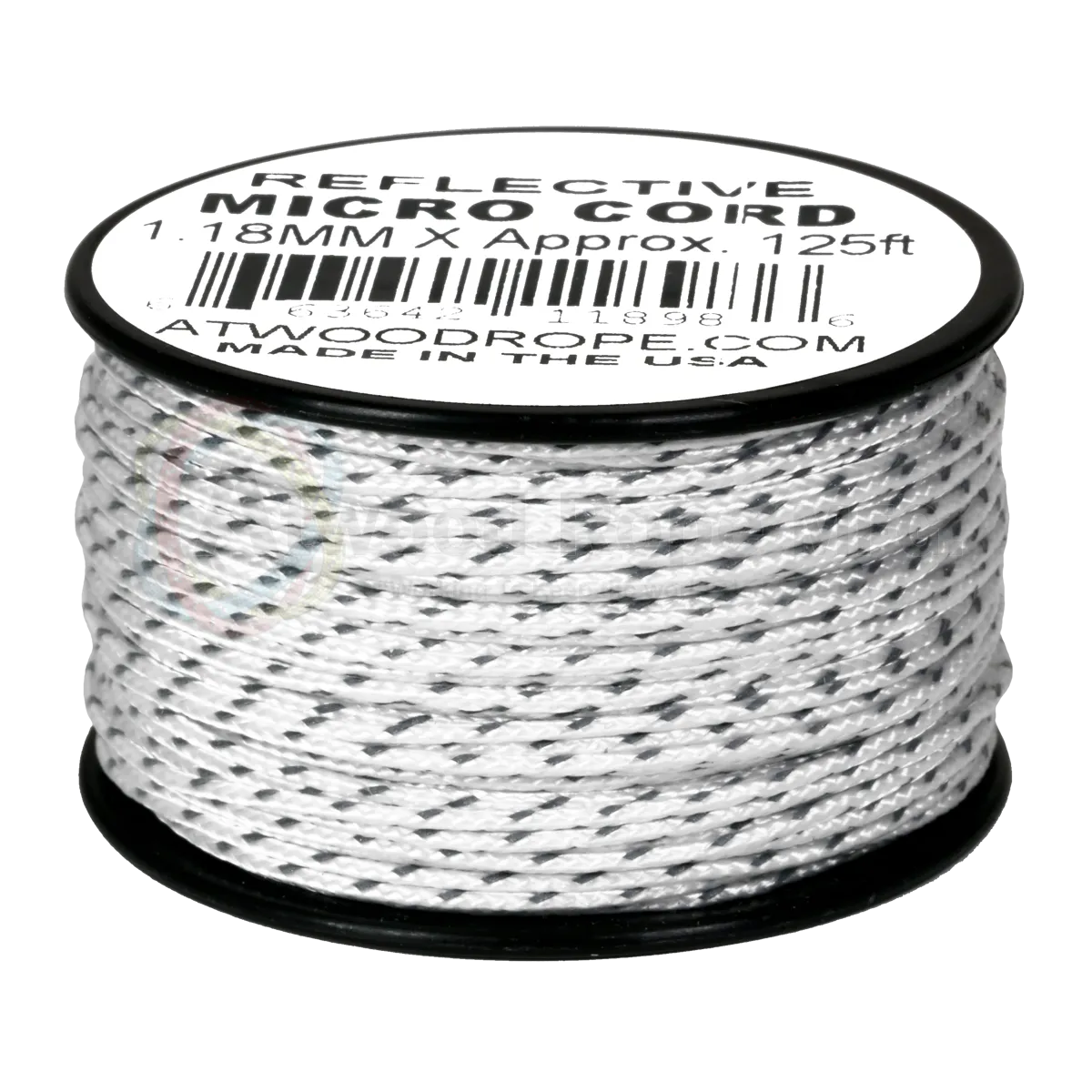 1.18mm Micro Cord Reflective - White