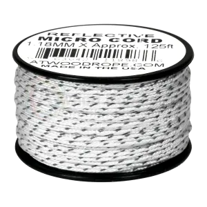 1.18mm Micro Cord Reflective - White