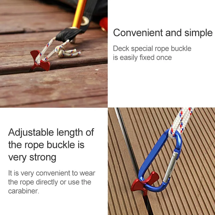 4 PCS Camping Tent Peg Path Deck Board Fishbone Nail Anchor Tent Peg Windproof Tent Rope Nail Floor Outdoor Travel Hook