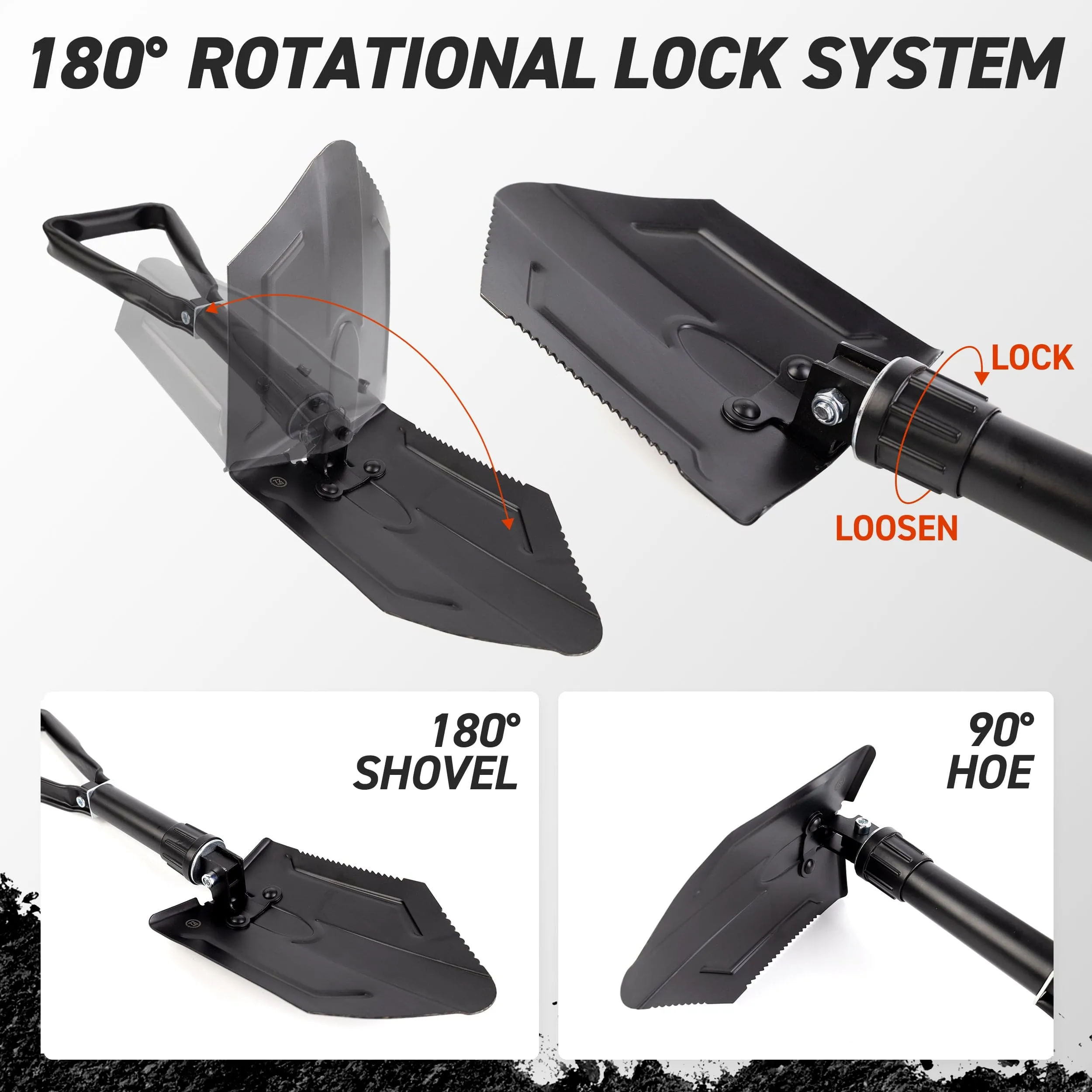 Sure, heres an optimized version of the product title with modifiers:

72HRS Durable Carbon Pro Survival Shovel with Multi-Function Tools

This optimized title adds descriptors like Durable and Survival to better convey its benefits and uses.