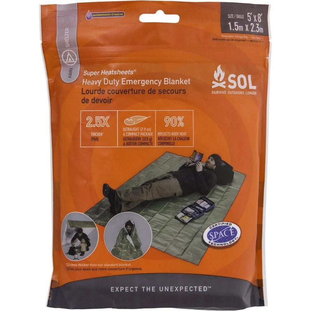 Adventure Medical Kits SOL Heavy Duty Emergency Blanket