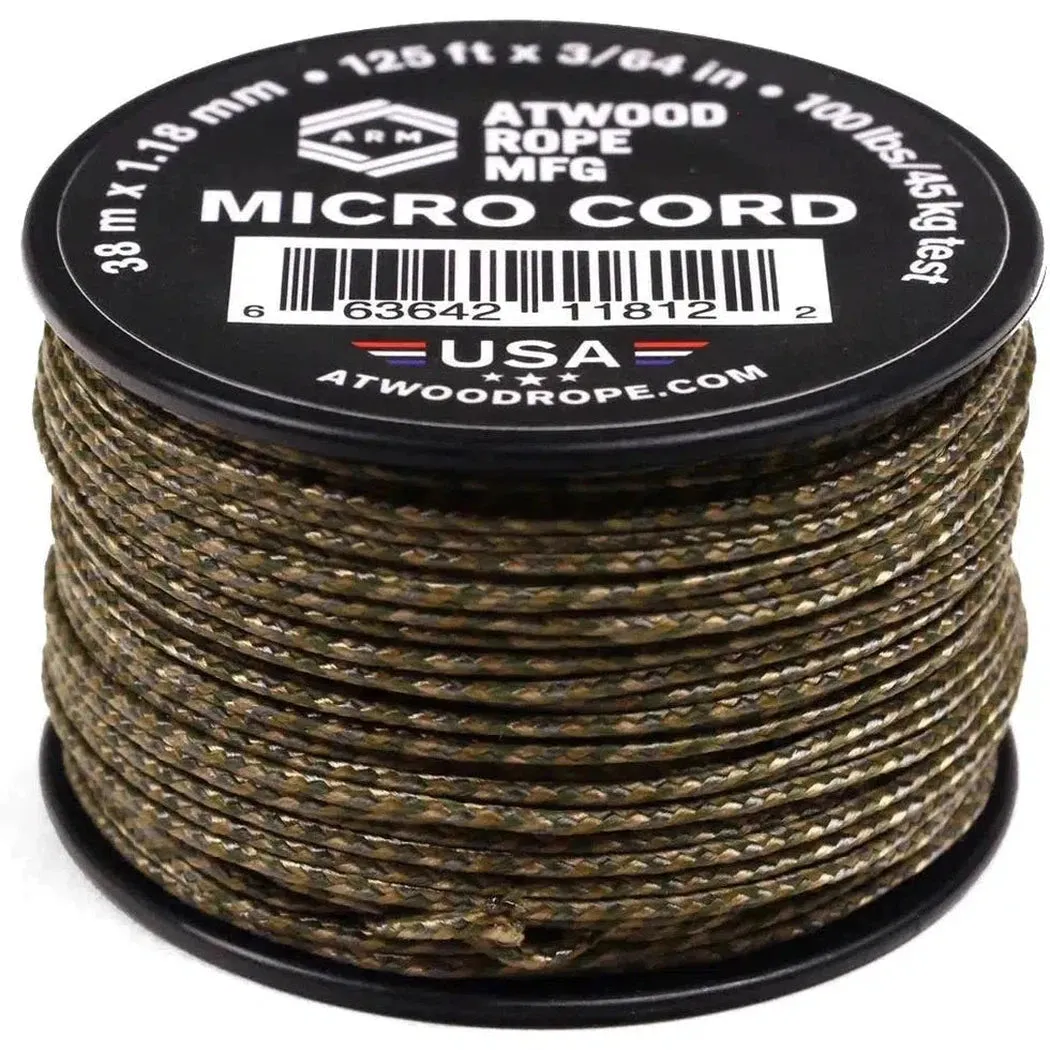 Atwood Rope Micro Cord - 100 LB  - 1.18MM X 125 FT Spool