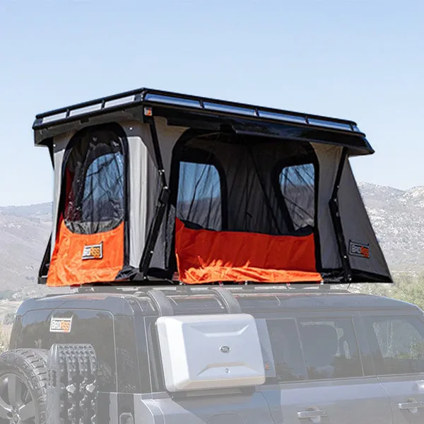 Badass Tents 2009-2022 Toyota 4Runner (Gen 5) CONVOY® Rooftop Tent w/ Low Mount Crossbars- Pre- Assembled