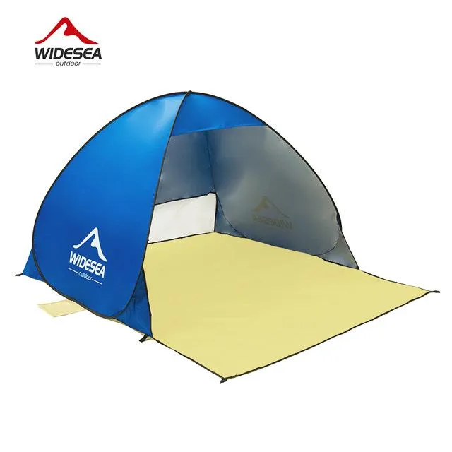 Beach tent pop up open 1-2person sunshelter quick automatic 90% UV-protective