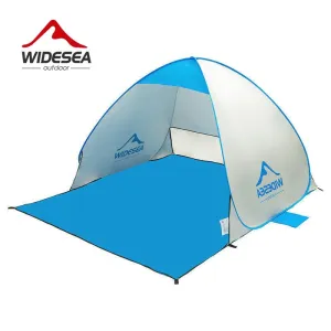 Beach tent pop up open 1-2person sunshelter quick automatic 90% UV-protective