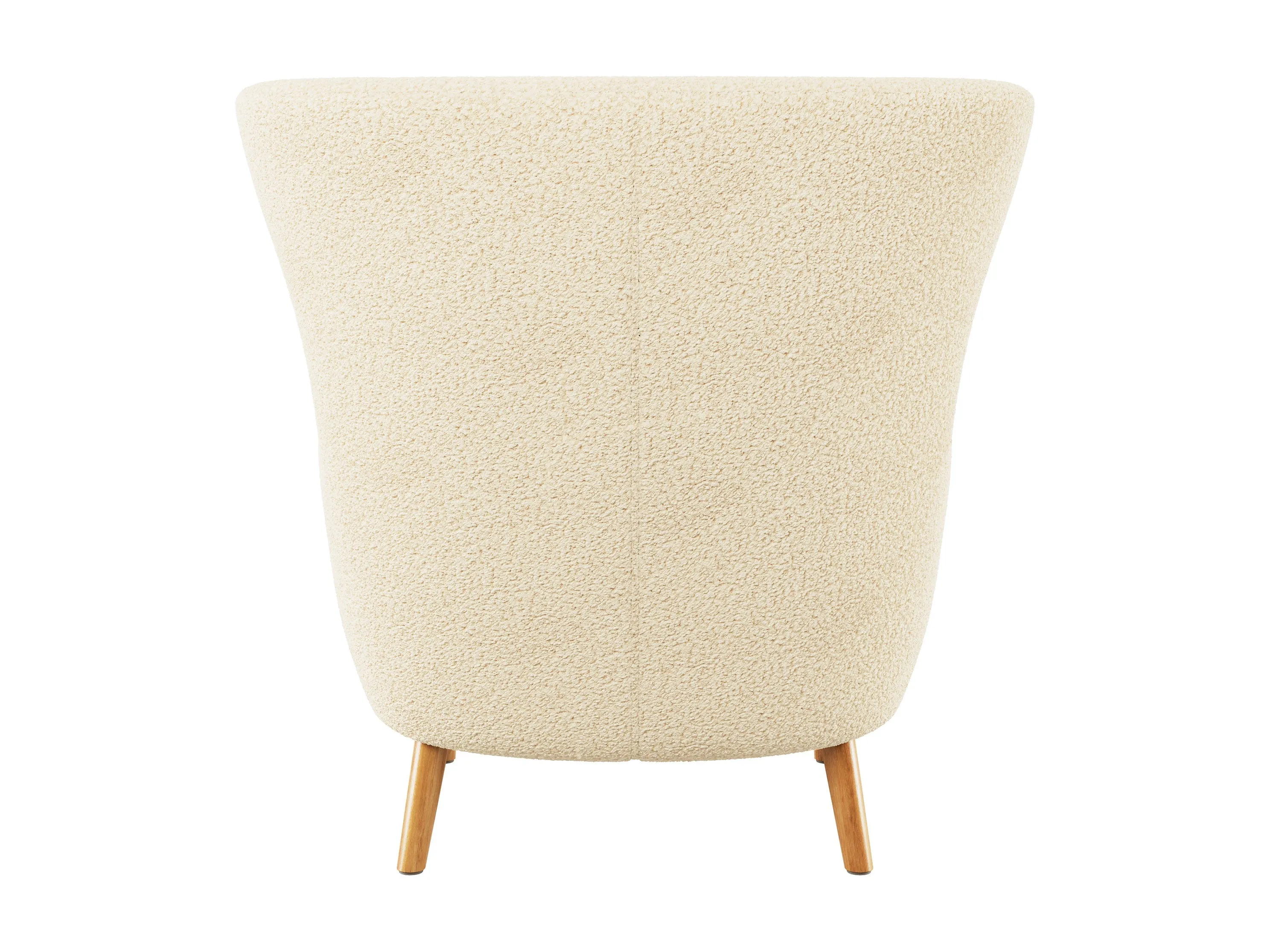 Boucle Wing Accent Chair