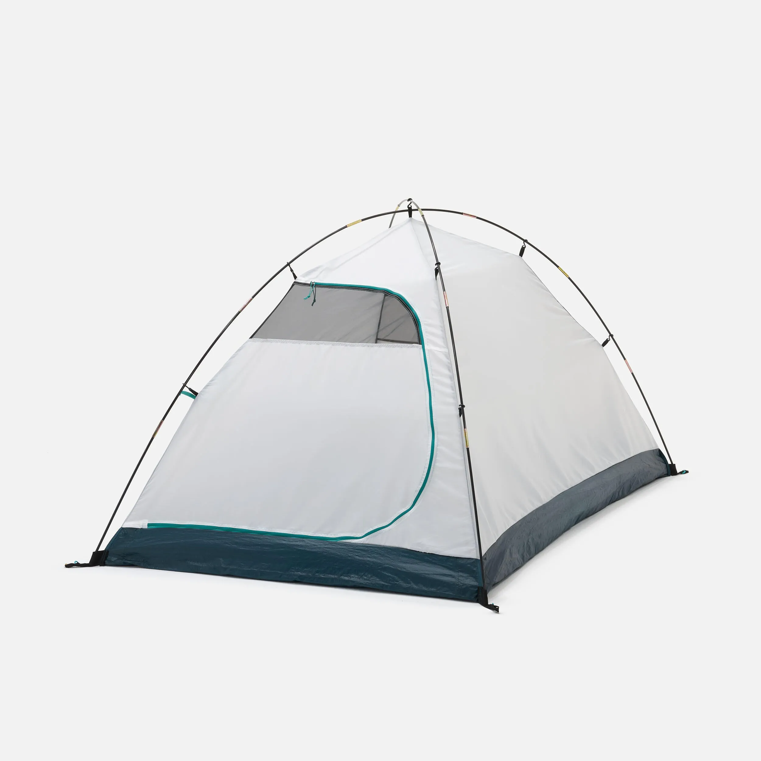 Camping tent Quechua MH100 2-person, grey/blue