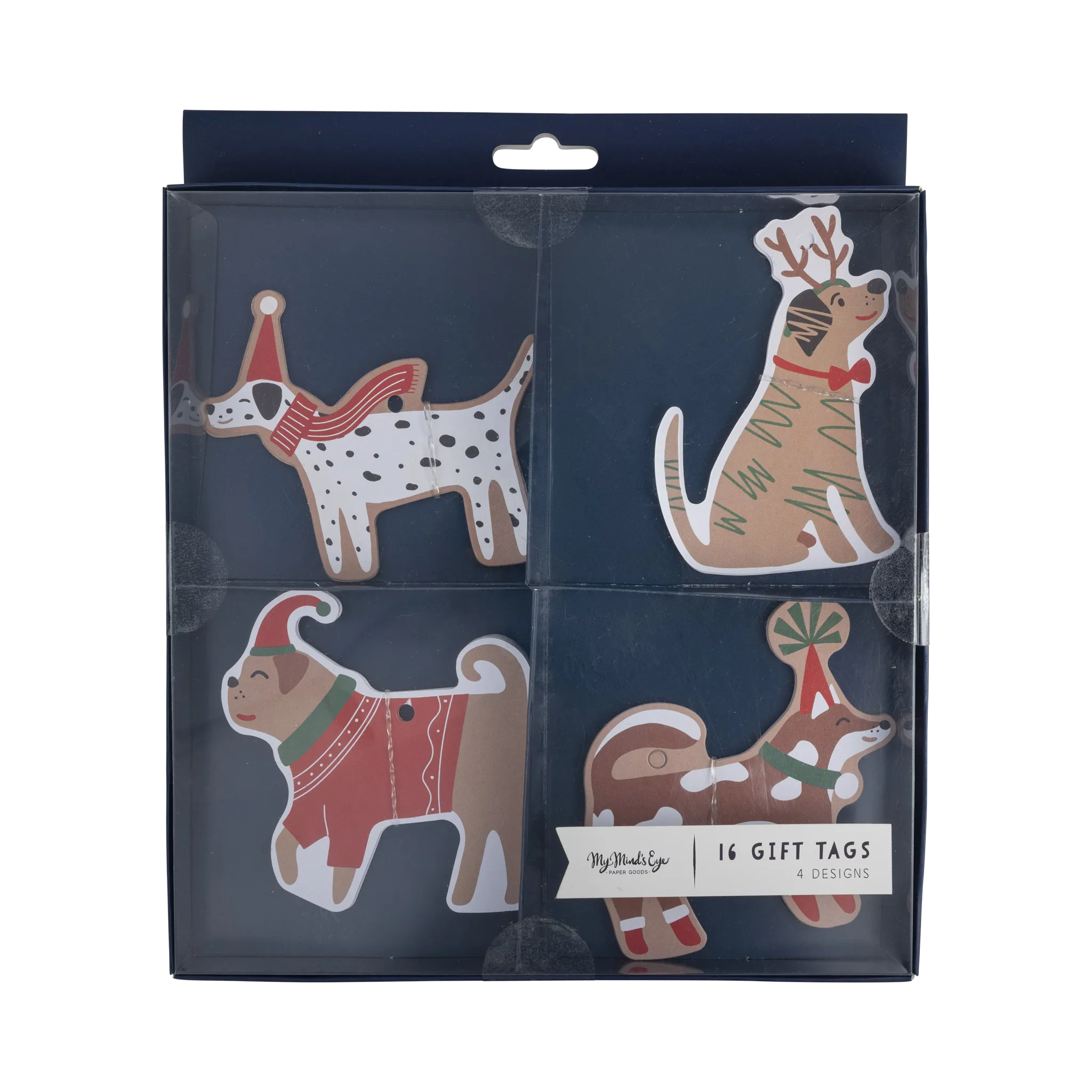 Christmas Dogs Tag Set