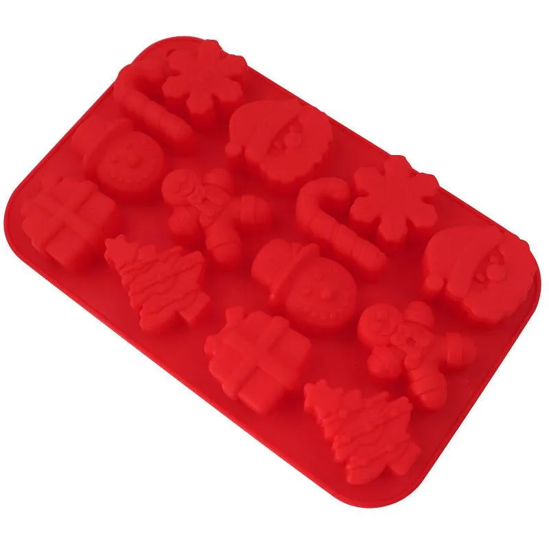 Christmas Icons Silicone Mould