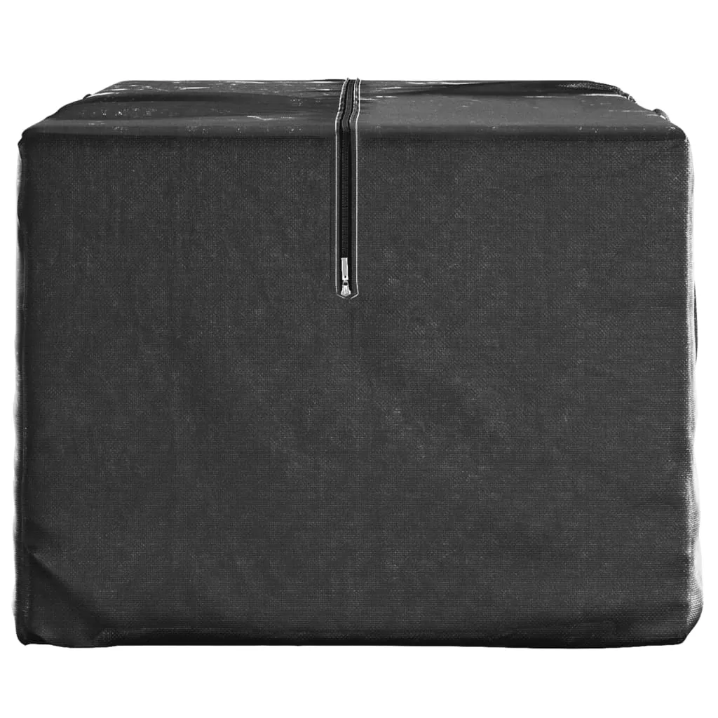 Christmas Tree Storage Bag Black 150x75x75 cm Polyethylene