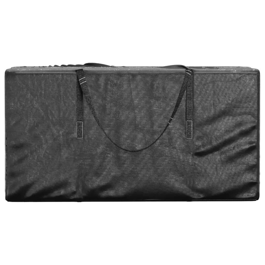 Christmas Tree Storage Bag Black 150x75x75 cm Polyethylene