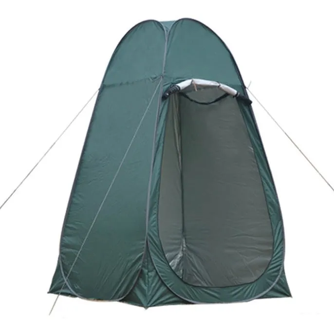 Clothes Changing Bathing Tent with Window, Single, Size: 190x120x120cm (Green)