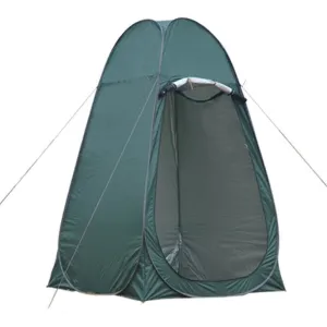 Clothes Changing Bathing Tent with Window, Single, Size: 190x120x120cm (Green)