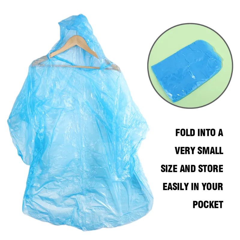 Compact Waterproof Raincoat Balls with Keychain Portable Emergency Gear