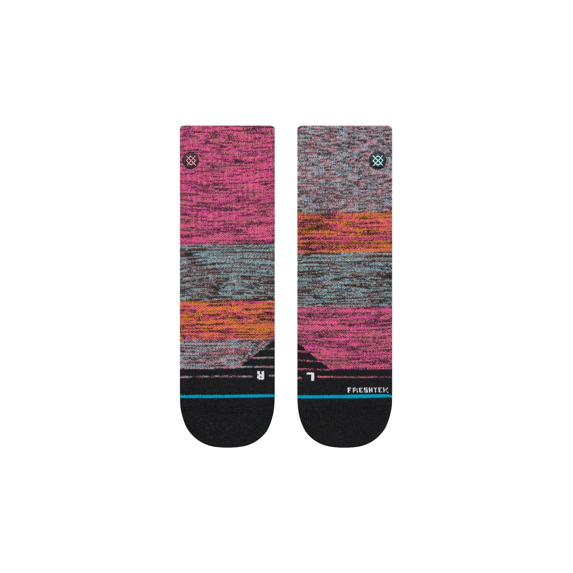 CROSSING PATHS QUARTER SOCK