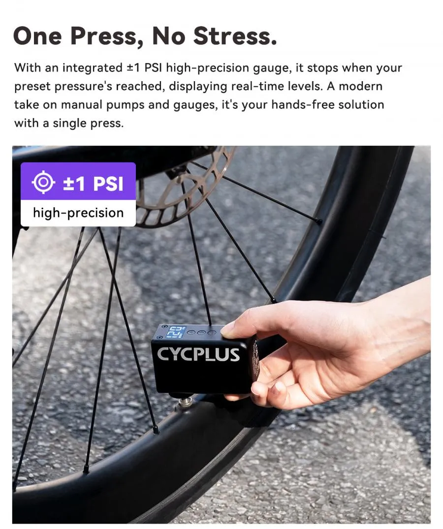 Cycplus AS2 Pro Mini Electric Air Pump