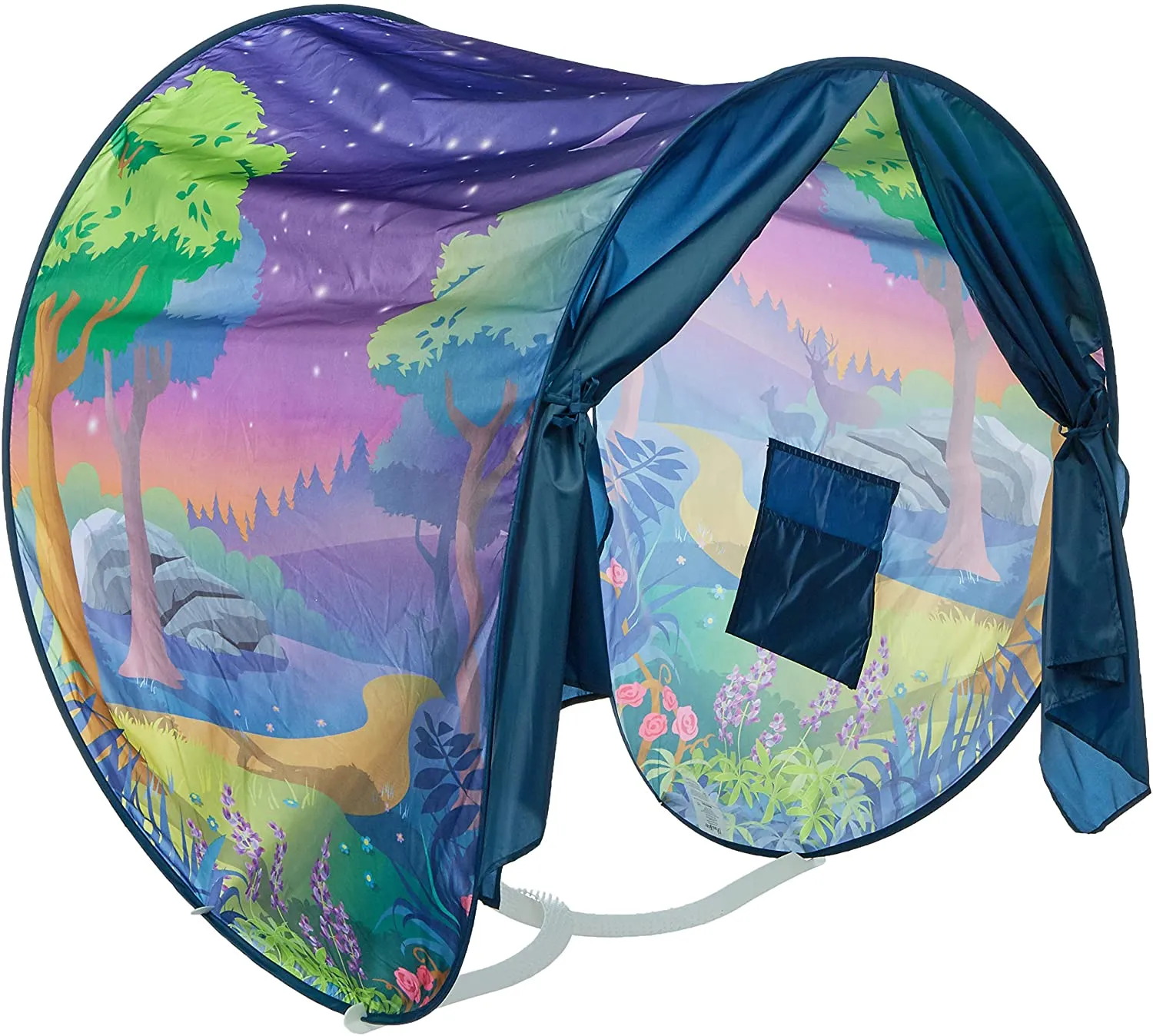 DreamTents Fun Pop Up Tent - Fantasy Forest - Twin (w/ Light)