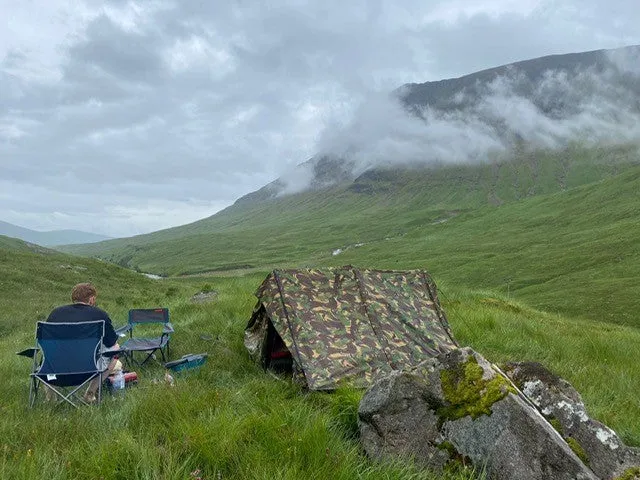 Dutch Two-man Woodland Camouflage Tent