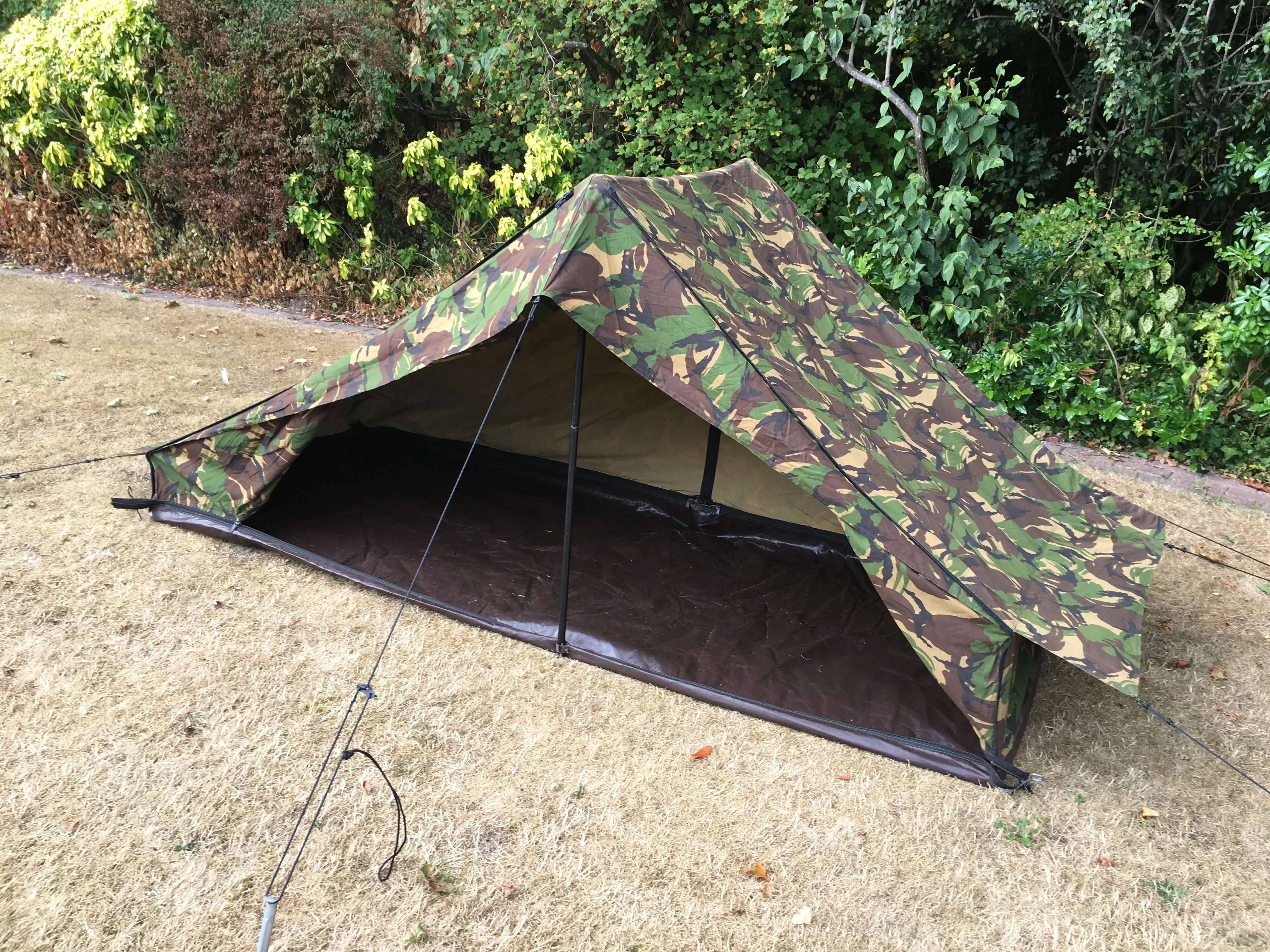 Dutch Two-man Woodland Camouflage Tent