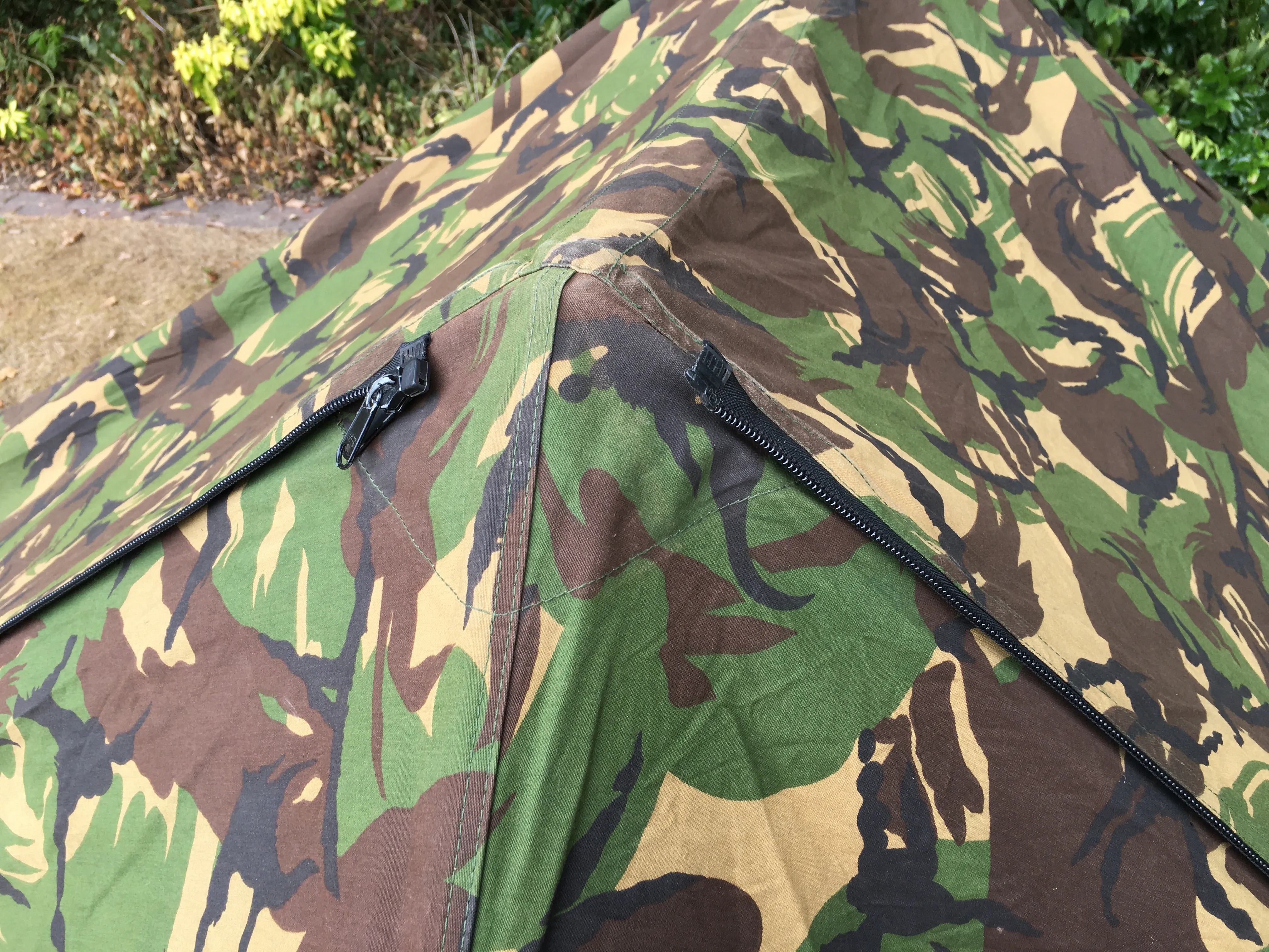 Dutch Two-man Woodland Camouflage Tent