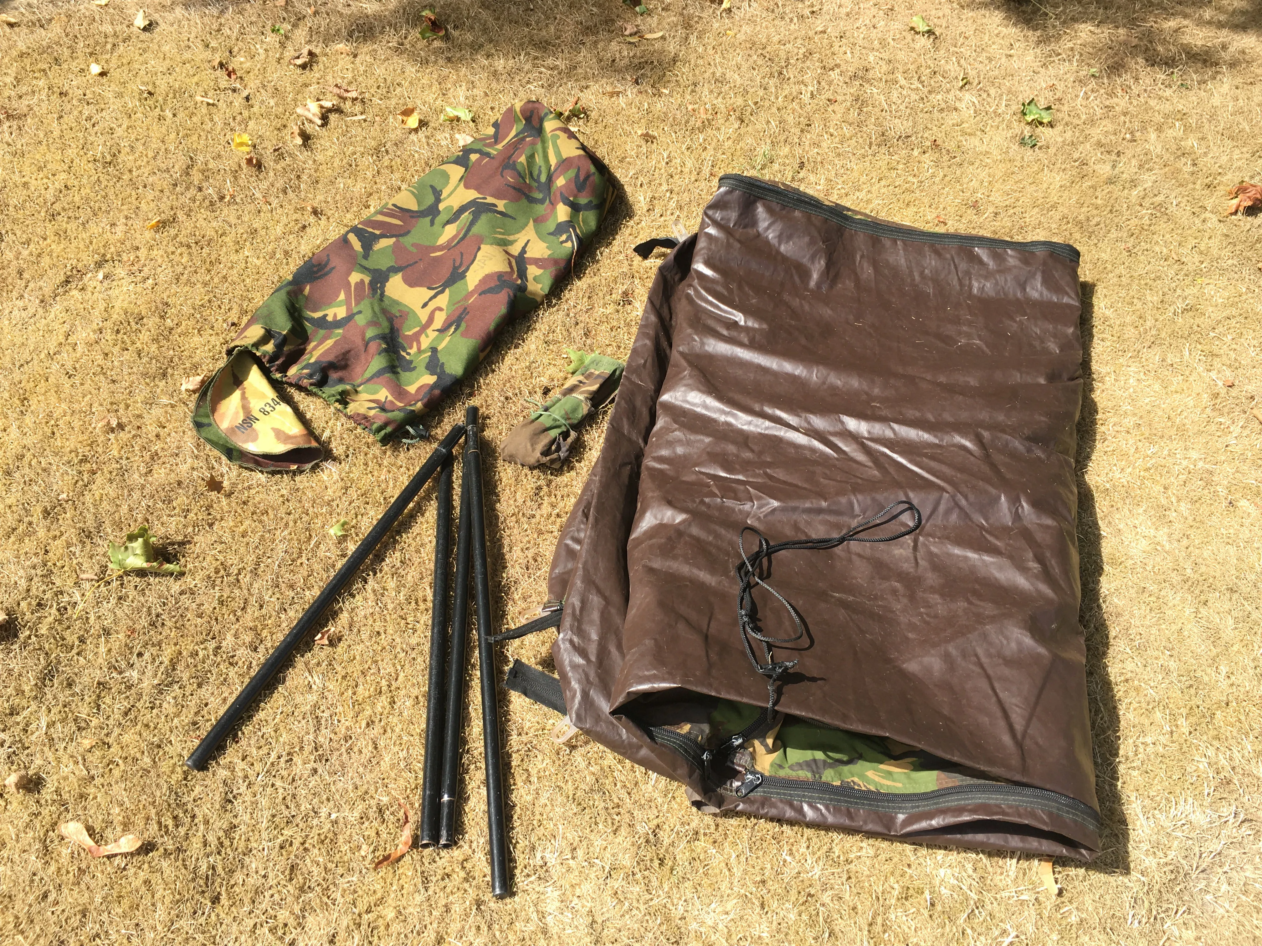 Dutch Two-man Woodland Camouflage Tent