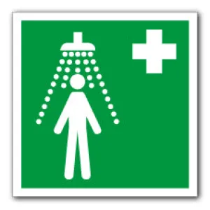 Emergency shower symbol