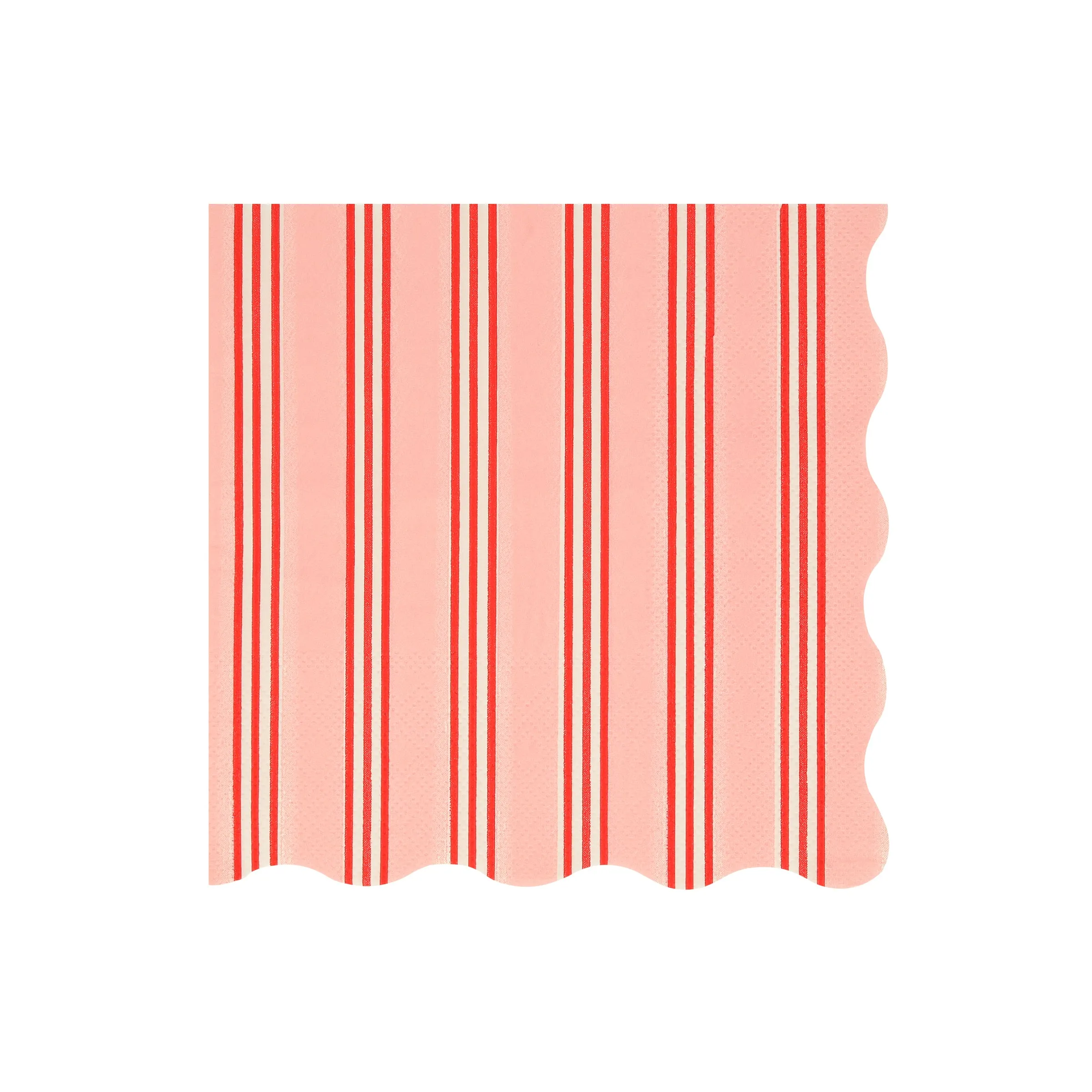 Festive Stripe Large Napkins (x 16)