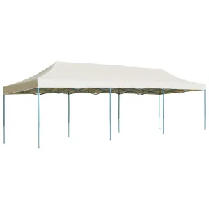 Folding Pop-up Party Tent 3x9 m Cream