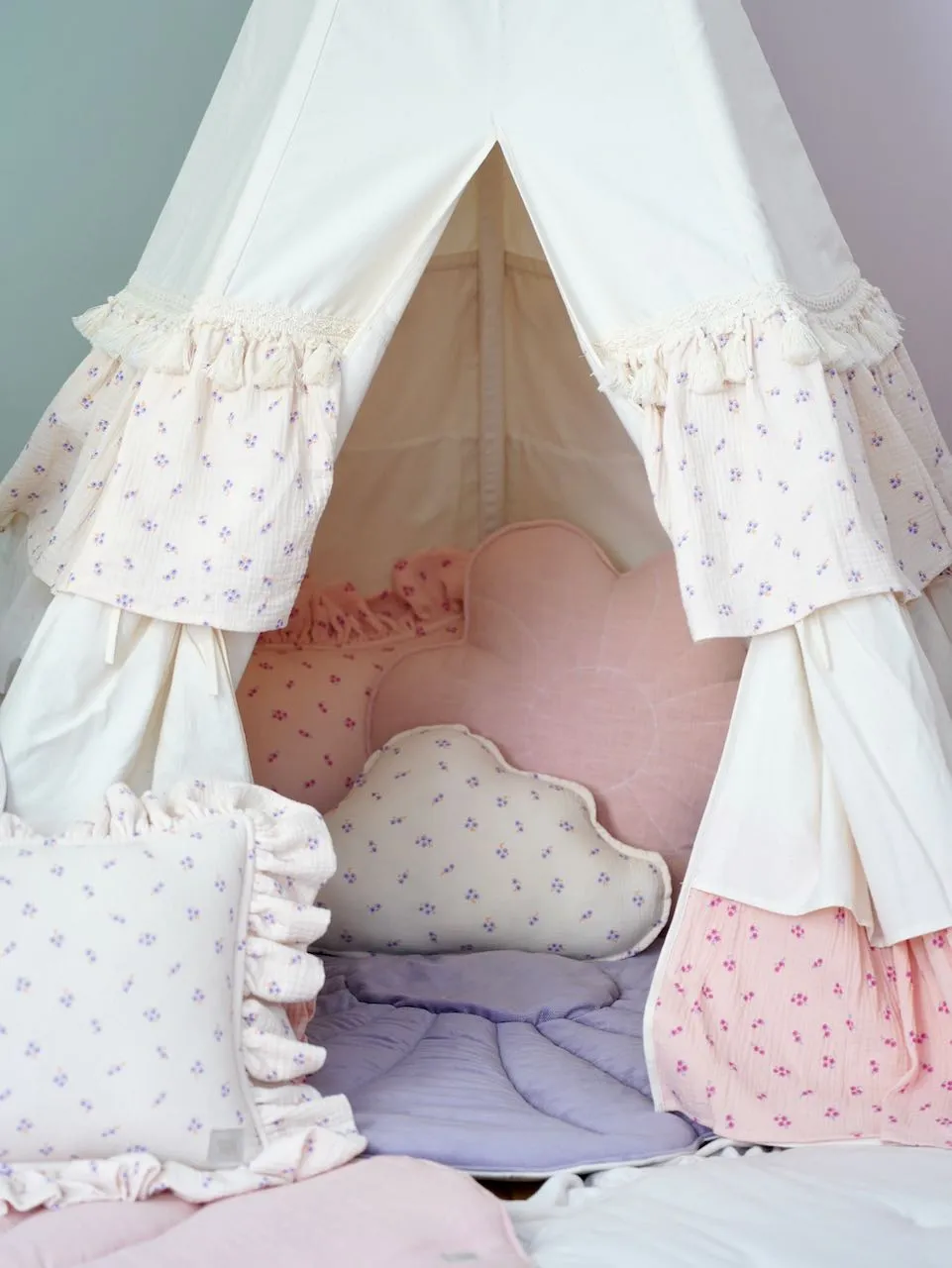 Forget-me-not - Teepee Tent With Frills