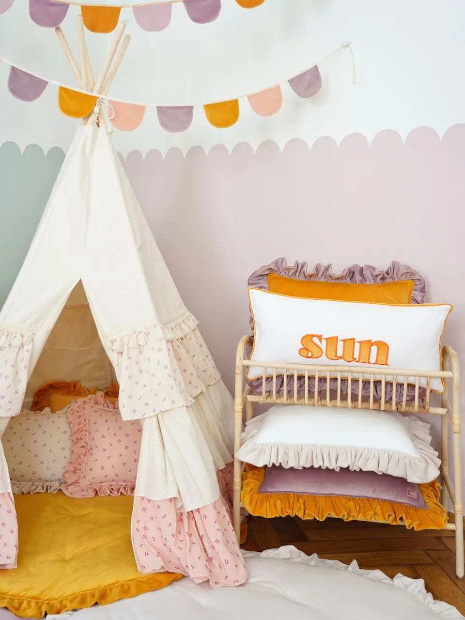 Forget-me-not - Teepee Tent With Frills