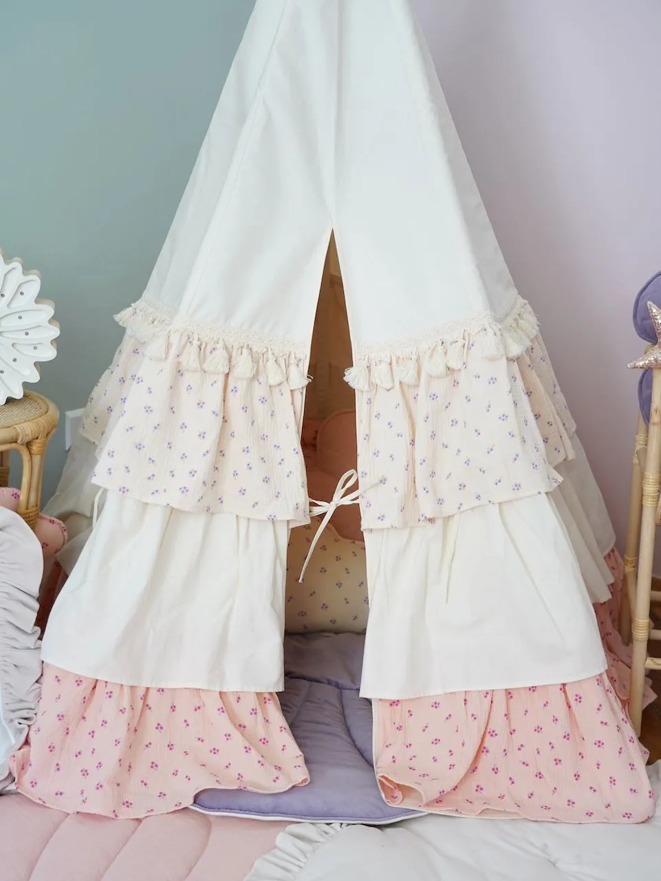 Forget-me-not - Teepee Tent With Frills