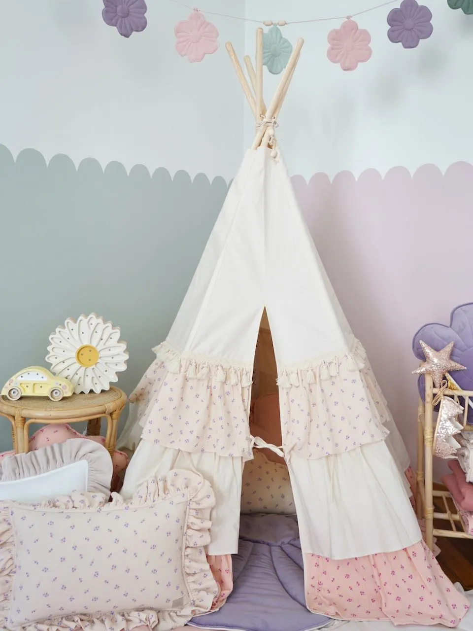 Forget-me-not - Teepee Tent With Frills