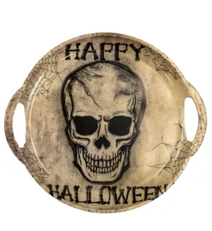 Happy Halloween Skull Tray Tableware