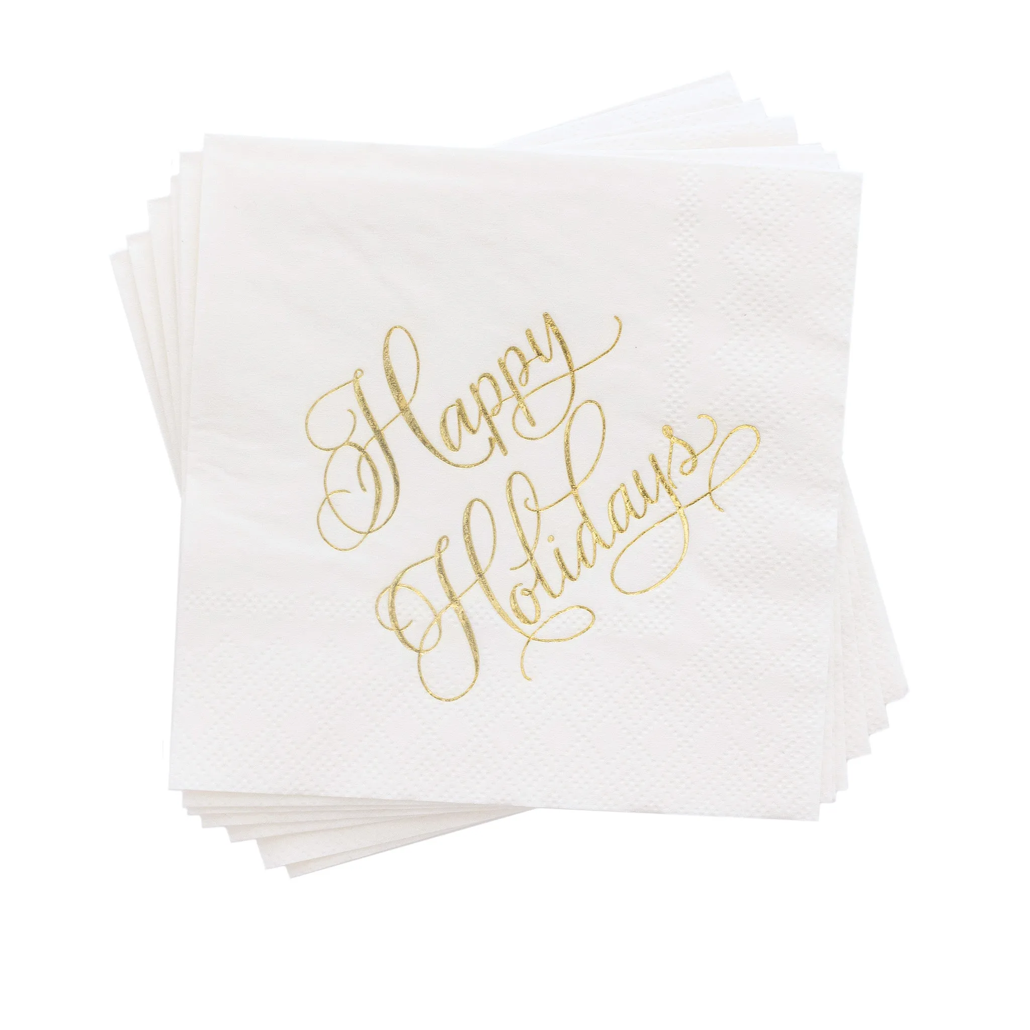 Happy Holidays Cocktail Napkins