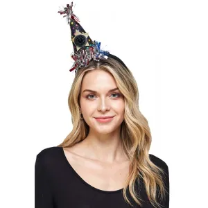 Happy New Year Party Hat Headband Assorted (1ct)