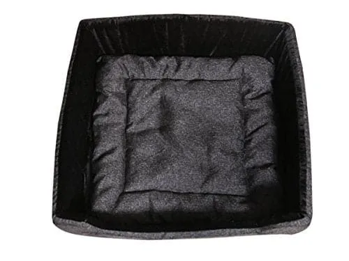 Hiputee Super Soft Rectangular Shaped Velvet Bed for Dogs and Cats