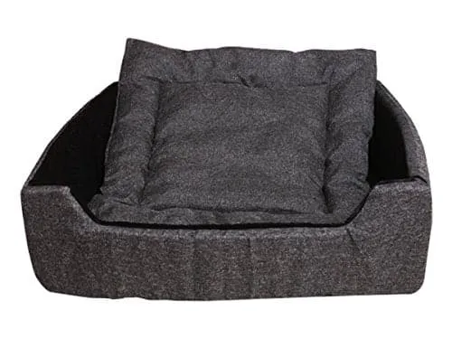 Hiputee Super Soft Rectangular Shaped Velvet Bed for Dogs and Cats