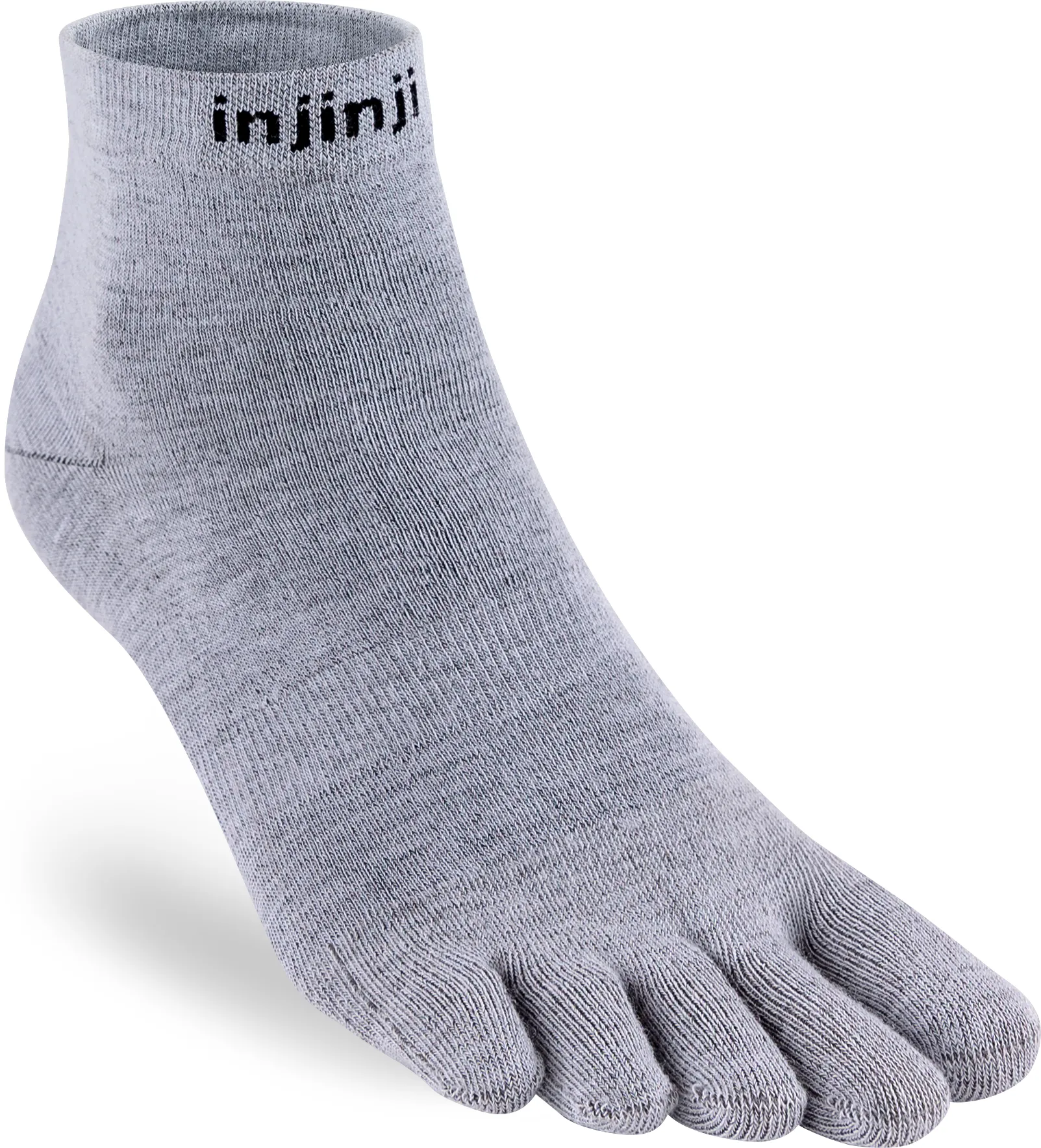 Injinji Liner Mini Crew Crew Mens Heather Grey