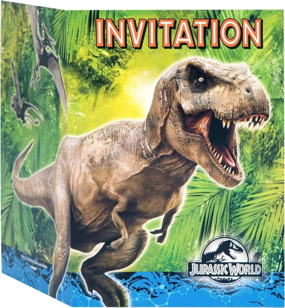 Jurassic World - Party Invitations (8ct)