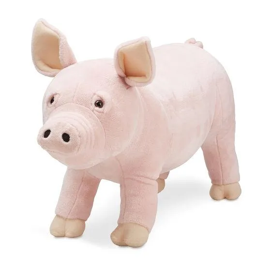 Melissa & Doug Lifelike Plush Pig (Pre-Order)