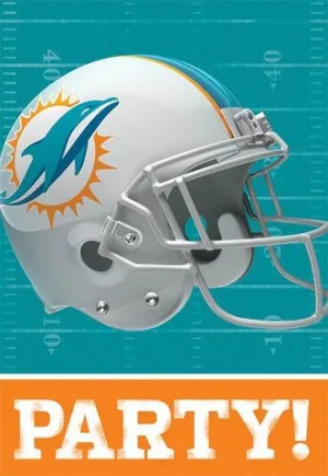 Miami Dolphins - Invitations & Thank You Notes