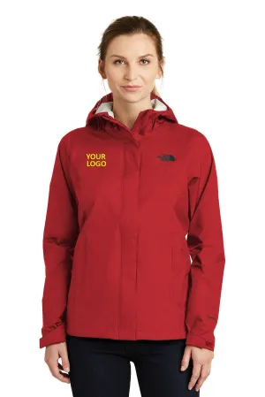 North Face Ladies DryVent Rain Jacket Rage Red