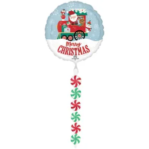 North Pole Express Christmas Airwalker 67" | 1 ct