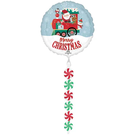 North Pole Express Christmas Airwalker 67" | 1 ct