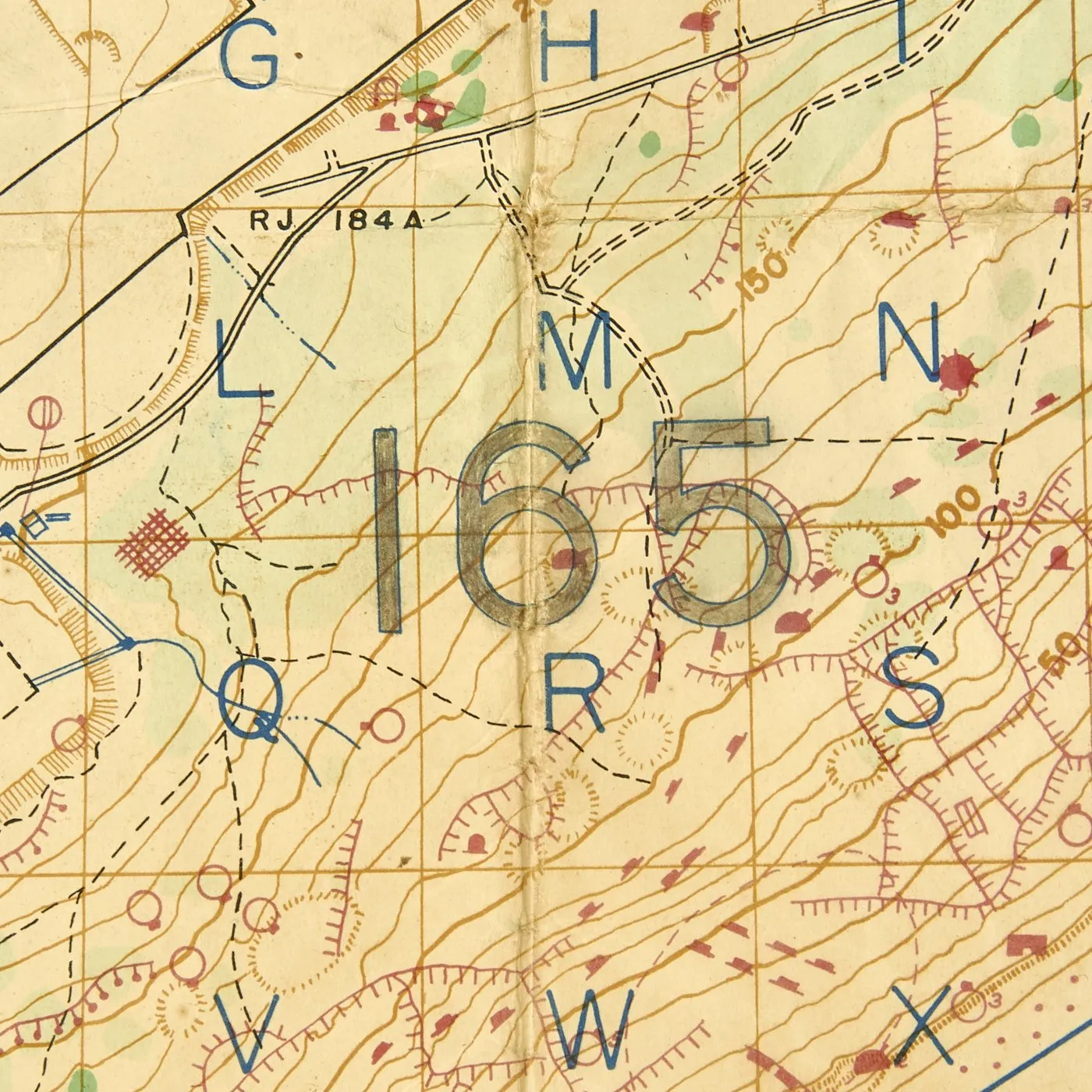 Original WWII U.S. Marine Corps Battle of Iwo Jima East Beaches Assault Invasion Map dated November 1944