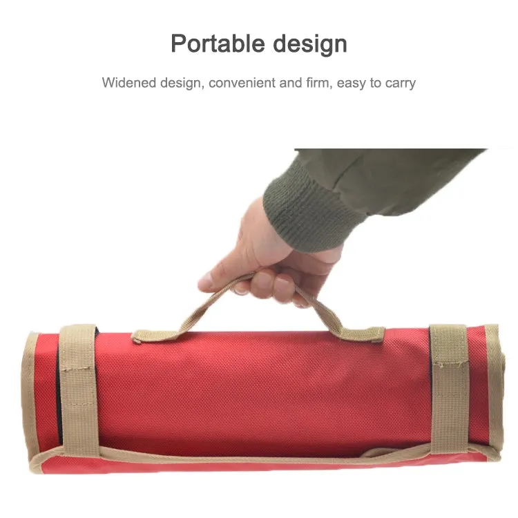 Outdoor Camp Nail Storage Bag Portable Simple Portable Tool Kit Tent Nail Storage Bag(Red)