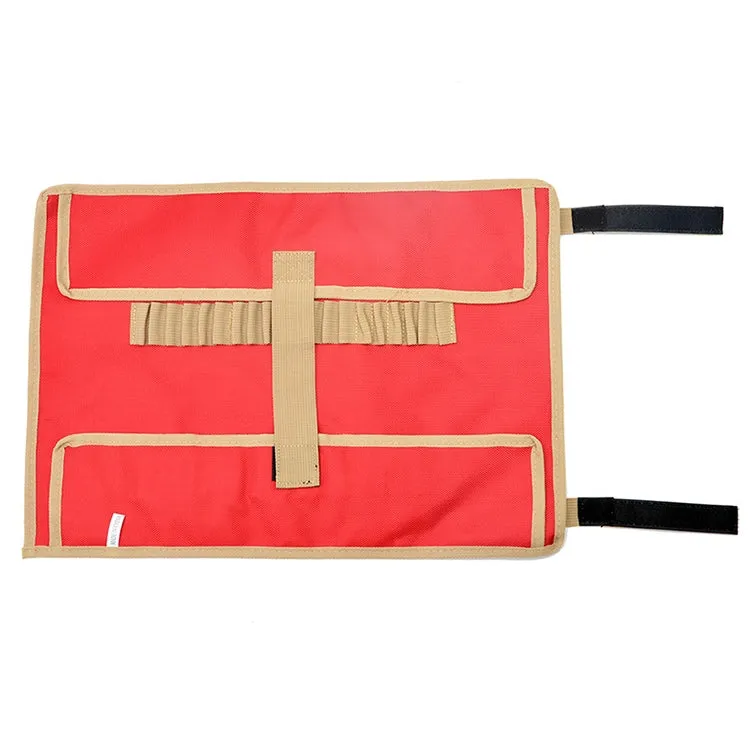 Outdoor Camp Nail Storage Bag Portable Simple Portable Tool Kit Tent Nail Storage Bag(Red)