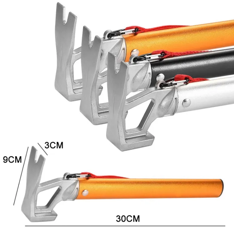 Outdoor Camping Multifunctional Tent Ground Nail Hammer(Silver)